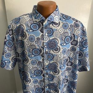 Men’s Frank Stella Short Sleeve Cotton Shirt